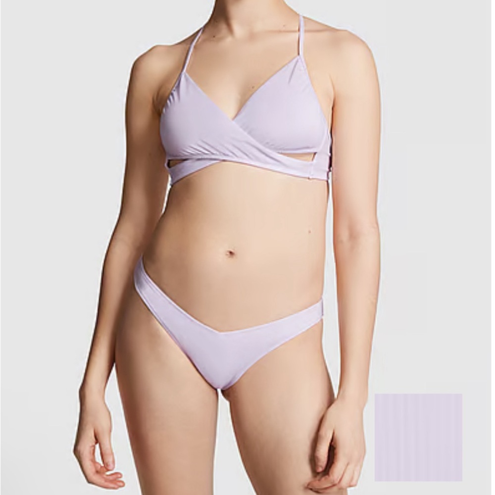 PINK body wrap bikini